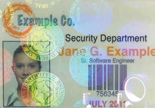 ID CARD OVERLAYS HOLOGRAPHIC manufacturer and Suppliers in delhi
